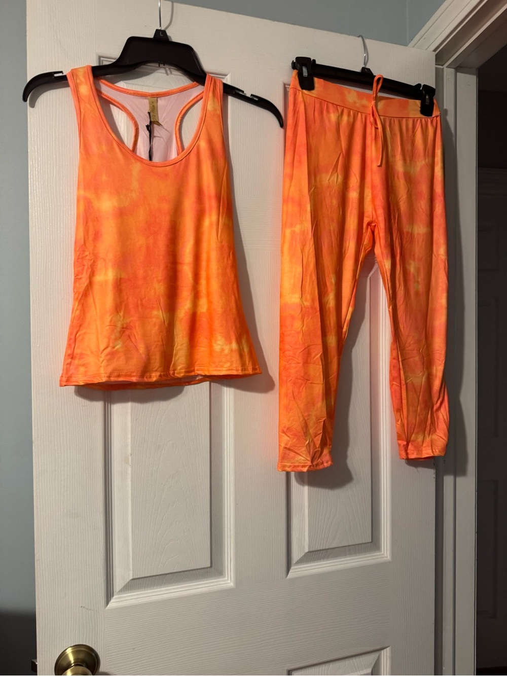 TRUE ROCK Neon Orange Active Tank Top